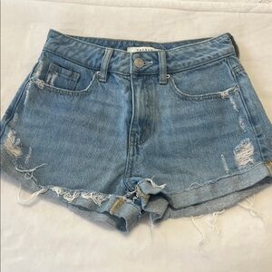 PacSun Light Blue Distressed Jean Shorts